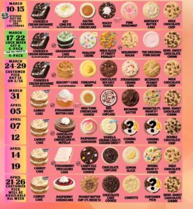 Crumbl Cookies Flavors Next Week – February 2025